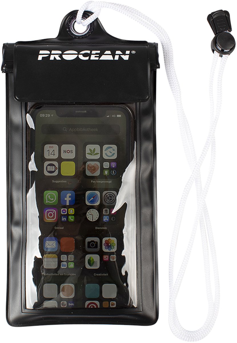Telefoon waterproof tasje | Procean | Zwart