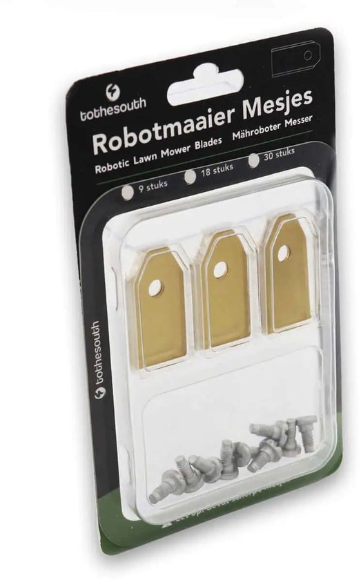 To the South® Robotmaaier Mesjes titanium geschikt voor Husqvarna Automower 105 - 60 stuks