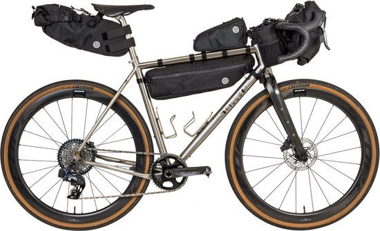 AGU Bikepacking Tube Medium Venture Frametas Zwart - 4L van AGU — afbeelding 4