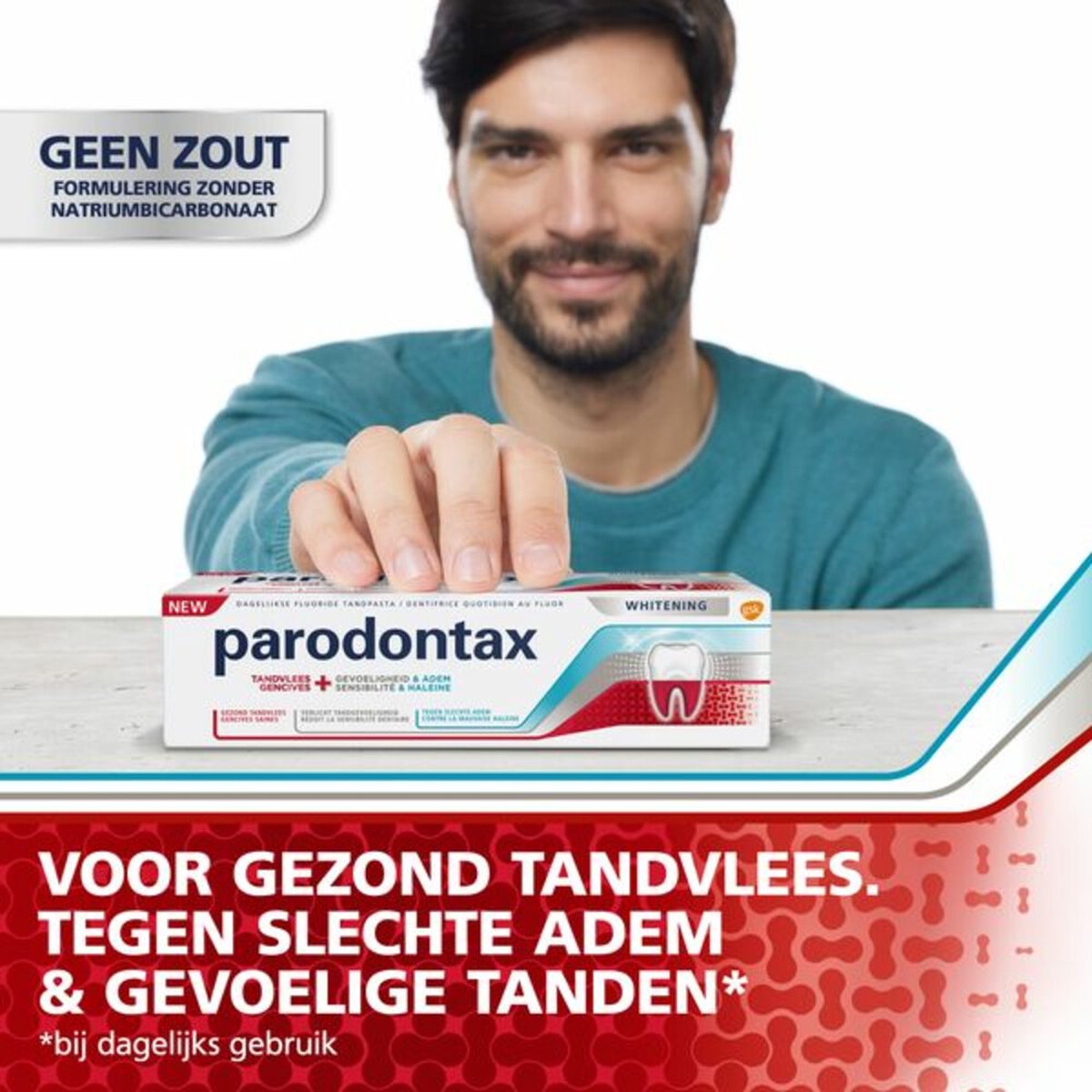 Parodontax Tandpasta Tandvlees + Gevoeligheid & Adem Whitening 75 ml