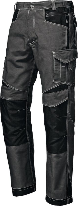 WORK IDEA Strakke en elastische werkbroek voor heren met kniebeschermers van cordura: Duurzame elegantie tot het uiterste, 60