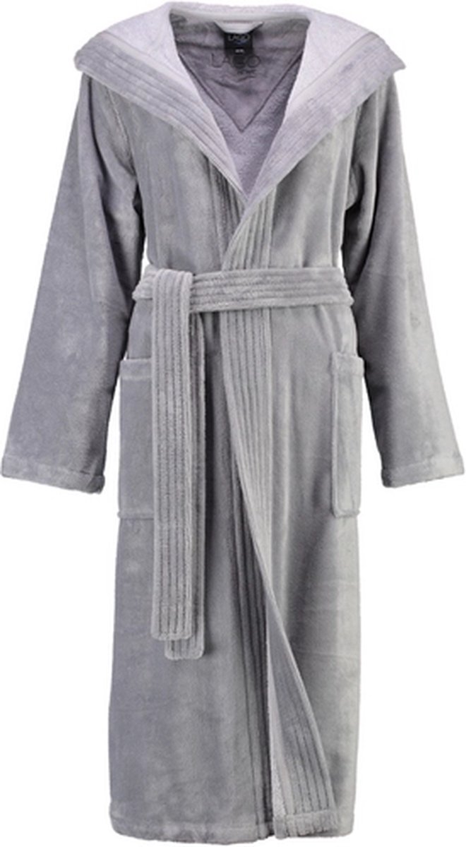 Cawö Badjas Cawö 802 Uni Capuchon Women Grijs-40 / 42