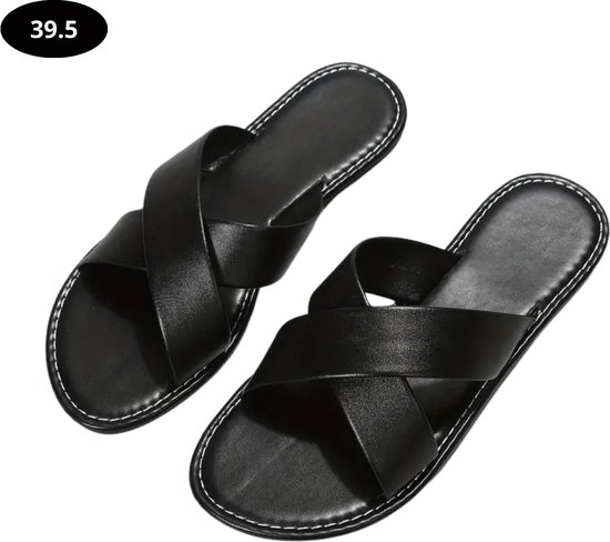 Chaussons Livano Slippers - Tongs - Confortables - Été - Zwart 39,5