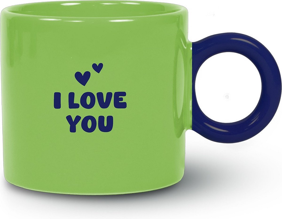 Mok - Beker - I love you - lint: "Speciaal voor jou" - Cadeauverpakking