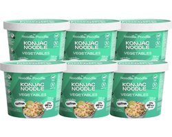 The Noodle Poodle | Konjac Noodle | Vegetables | 6 stuks | 6 x 150 g