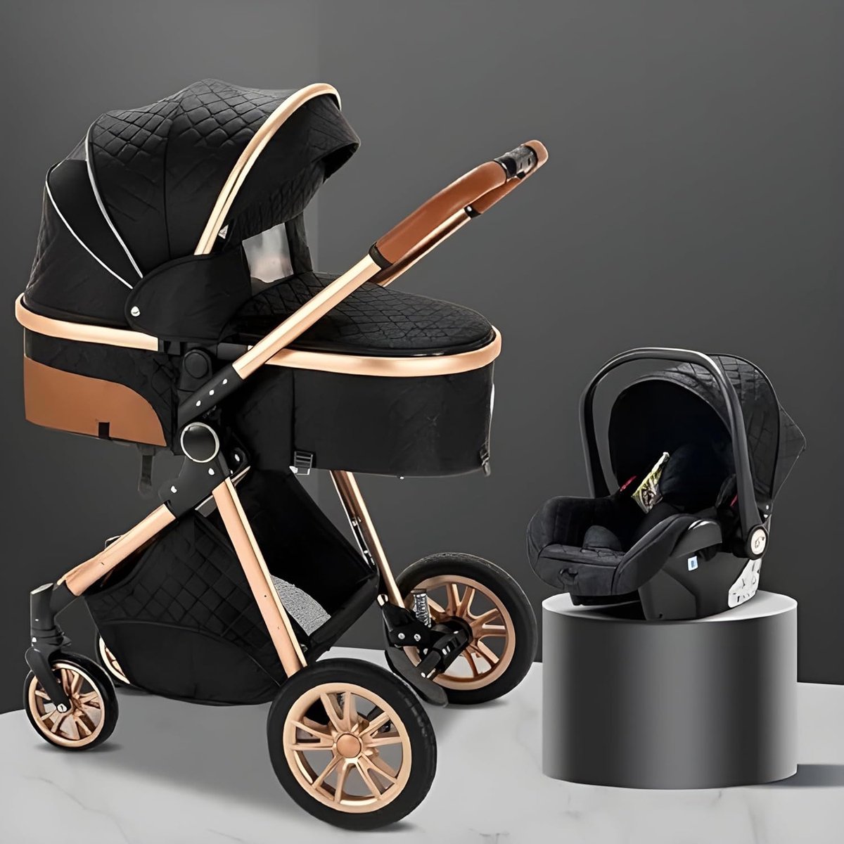 Hoobi - 3 in 1 kinderwagen thumbnail 4