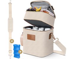 Lyxus® Koeltas - Kolftas voor Borstvoeding, Moedermelk, Baby en Lunch - Kolf - Moedermelk - Praktisch en Stijlvol - Lunchtas - Lunch Tas - Volwassenen - Dames - Heren - Koelrugzak