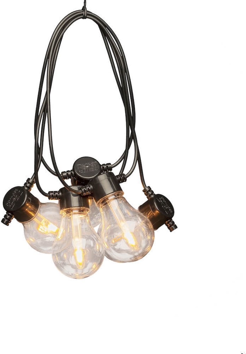 Konstsmide Decoratie lichtsnoer - 10 peer lampjes/bollampjes - warm wit/extra warm wit - 4,5 meter - tuinverlichting - kerstverlichting – foto 7