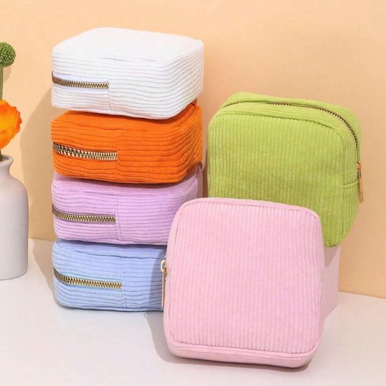 Trousse De Maquillage En Velours EKLERLA - Neuf - Pratique Et Stylée