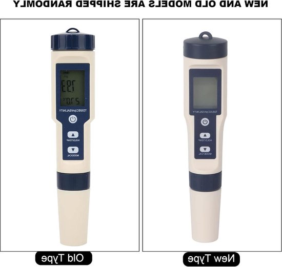 EZ-9909 5 in 1 Function Water Quality Testing Meter PH Salinity TDS