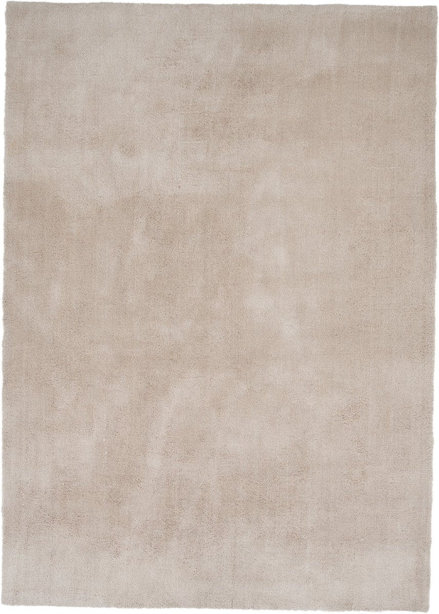 Nest living Rune Vloerkleed - Hoogpolig Tapijt - Rechthoekig - Scandinavisch - Groot - Woonkamer - Beige - 300 x 200 cm