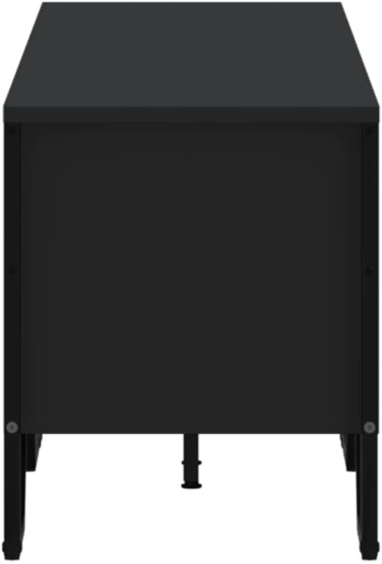 VidaXL Tv-meubel 180x34x41 cm bewerkt hout zwart