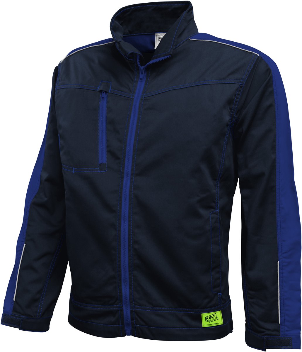 TMG KULT WORKER WORK NAVY Werkjas HEREN Veiligheidsjas Marineblauw - Cordura Versterkt - 270 GSM - Katoen Polyester Mix