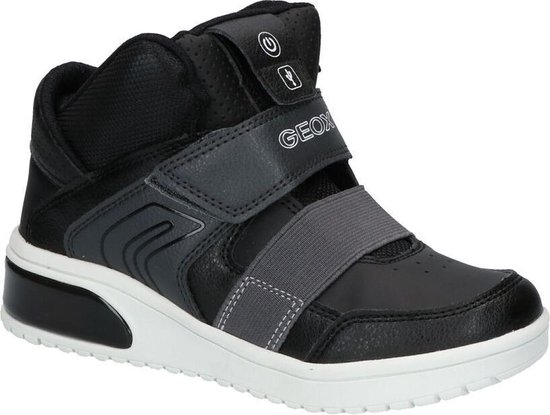 Geox XLed Zwarte Sneakers Jongens 39 | bol.com
