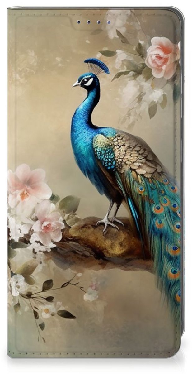 Hoesje maken voor Samsung Galaxy S25 Vintage Pauwen