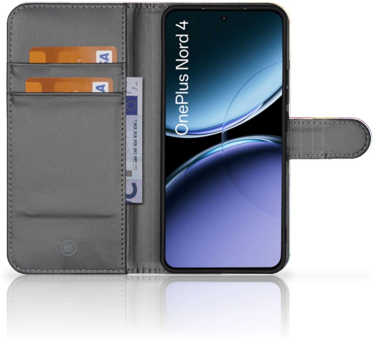Book Case voor OnePlus Nord 4 Regenboog