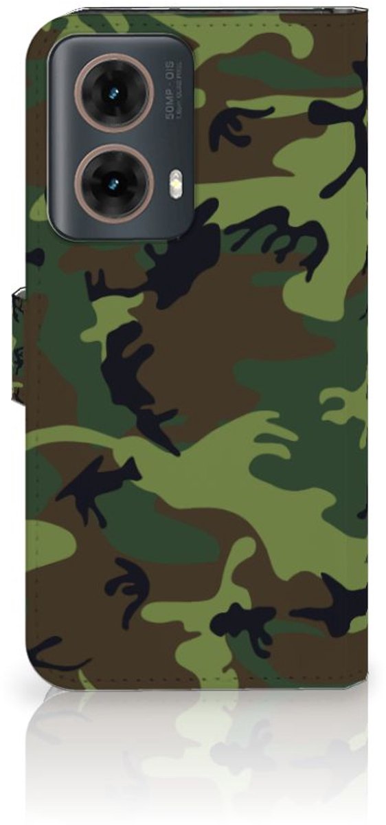 Motorola Moto G85 Telefoon Hoesje Army Dark