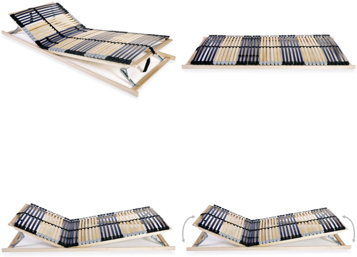 vidaXL Lattenbodem met 42 latten 7 zones 70x200 cm - Bedbodem - Bedbodems - Lattenbodem - Lattenbodems