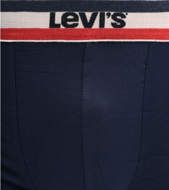 Lot de 2 shorts longs et boxers Levi's Blauw/ Grijs Katoen S