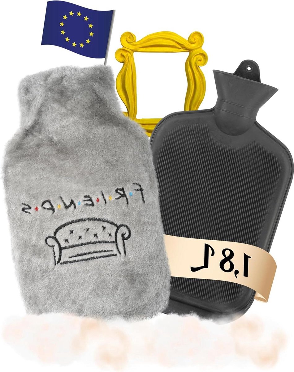 Friends Kruik Warm Water Hot Water Bottle - Cadeau Waterzak Vrienden