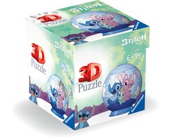 Ravensburger - Puzzle-Ball Disney Stitch - 3D Puzzelbal - 72 Stukjes