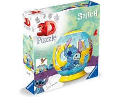 foto van Ravensburger - Puzzle-Ball Disney Stitch - 3D Puzzelbal - 72 Stukjes