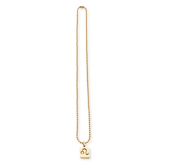 Geelgouden hanger tweeling sterrenbeeld - Juwelier Jansen