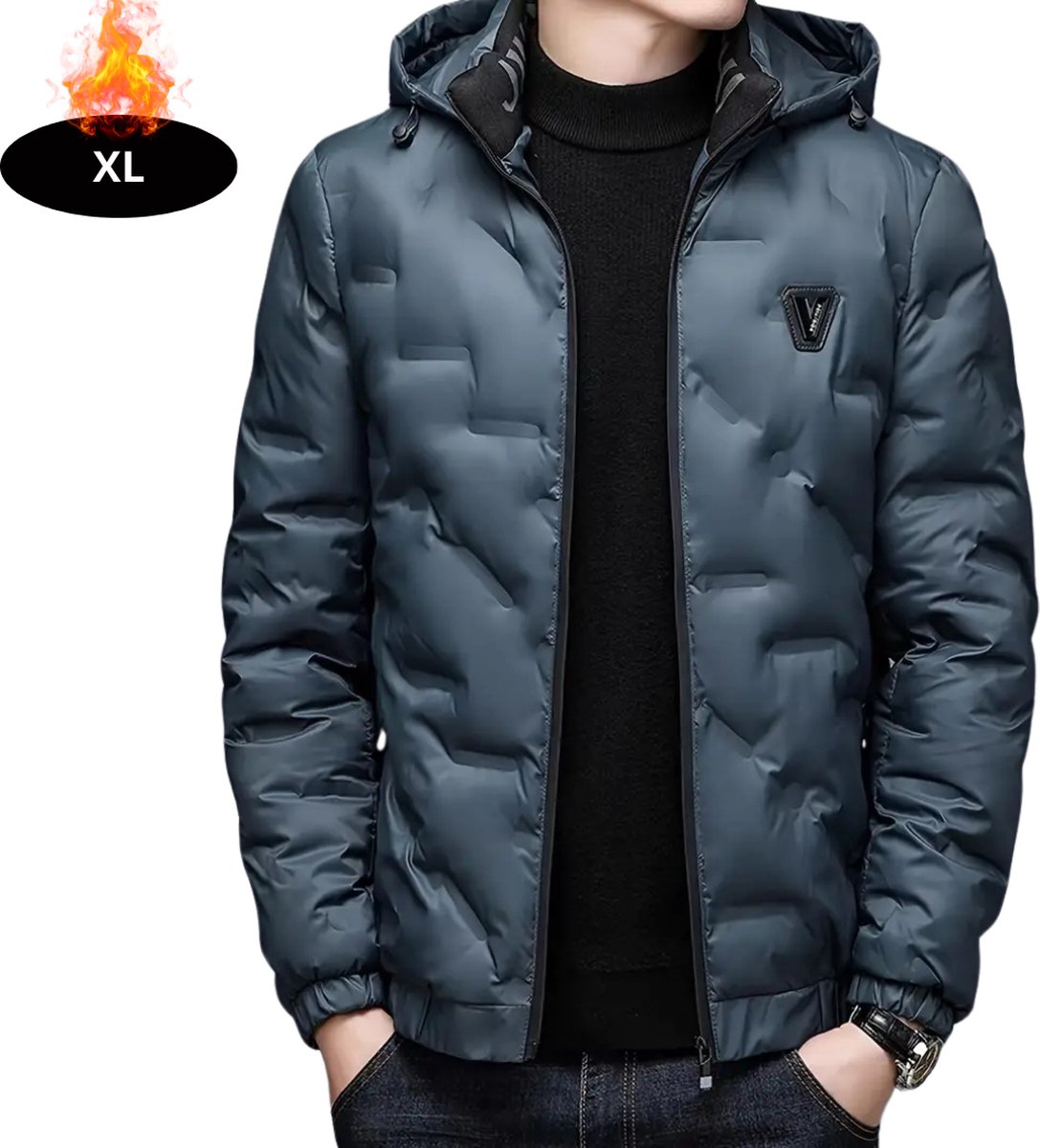 Livano Windjas Heren Parka Lente & Herfst Jas Volwassen Windjack Windbreaker Outdoor Donker Cyaan