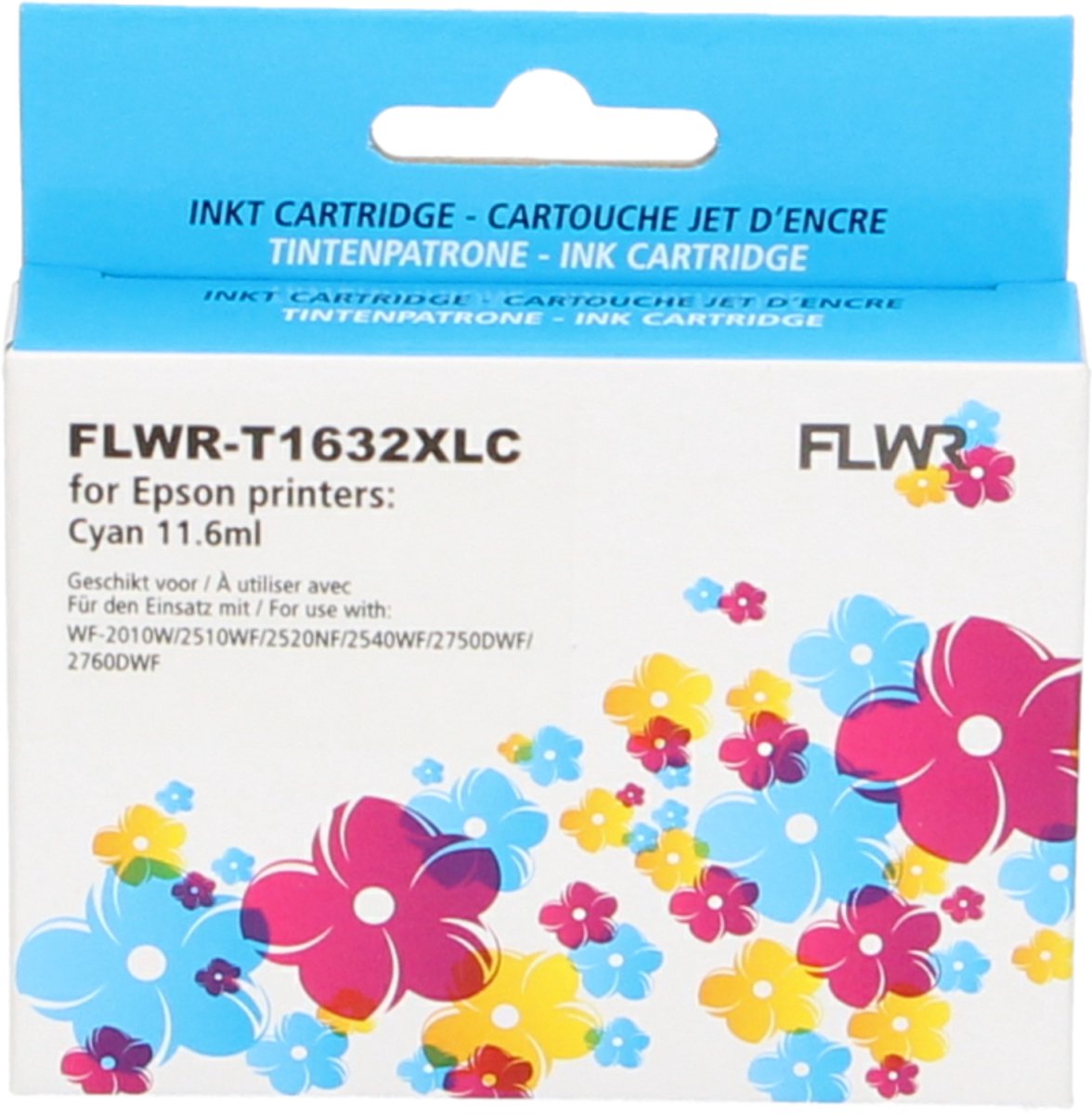 FLWR - Cartridges / Epson 16XL / cyaan / Geschikt voor Epson