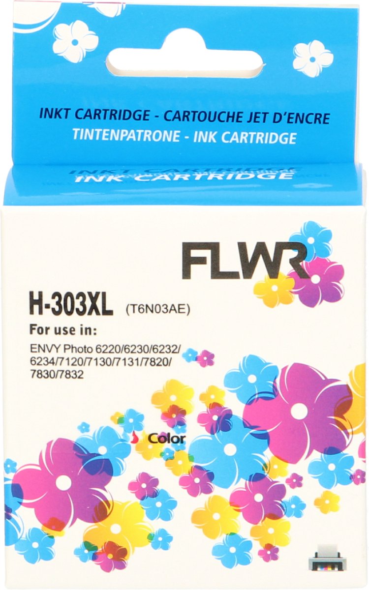 FLWR - Inktcartridge / 303XL / kleur - Geschikt voor HP