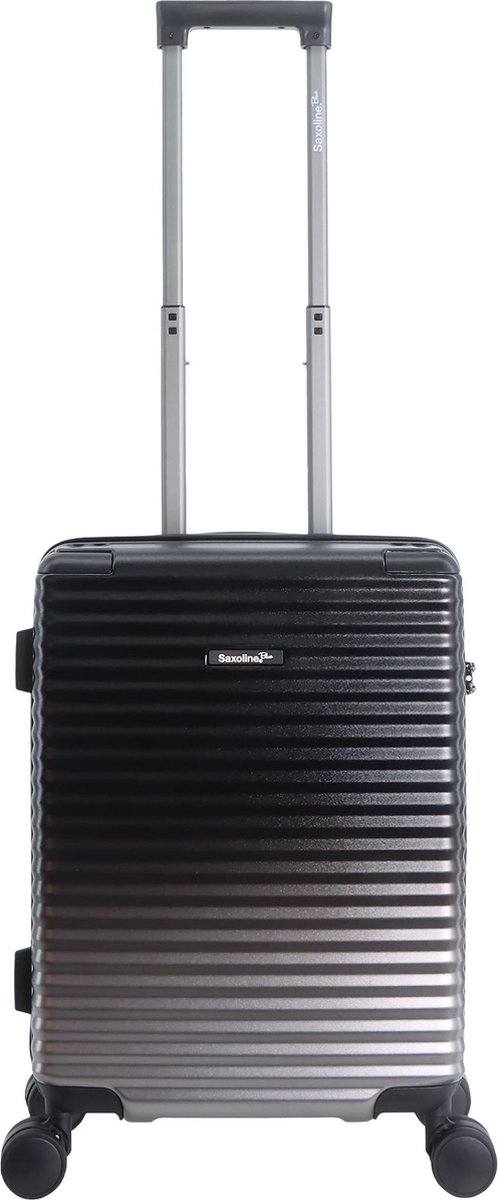 Saxoline Blue – Elite | Handbagage / Harde Koffer / Trolley – Small (41L) – Zwart - Zwart / Small
