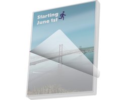 Lamineerhoezen A4 - 2x 75 micron - Lamineerhoes glanzend 100 stuks - Glashelder - DULA