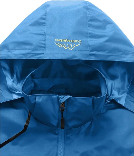 Bovista Windjas Heren - Parka - Lente & Herfst - Jas - Volwassen - Windjack - Windbreaker - Outdoor - Hemelsblauw - L