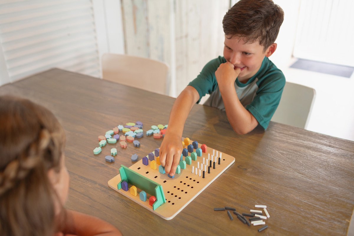 BS Toys - Codekraker - Strategiespel - FSC Hout - Geschikt vanaf 7 jaar - 2 spelers — cadeau in Spellen & Speelgoed - foto 5