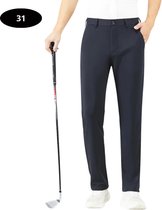 Bovista Golfbroek Heren - Golfkleding - Golfen - Golf Accessoires - Nette Pantalon - Marineblauw S - Maat 46
