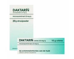 Daktarin Crème 15gr + Daktarin Strooipoeder 20gr Pakket