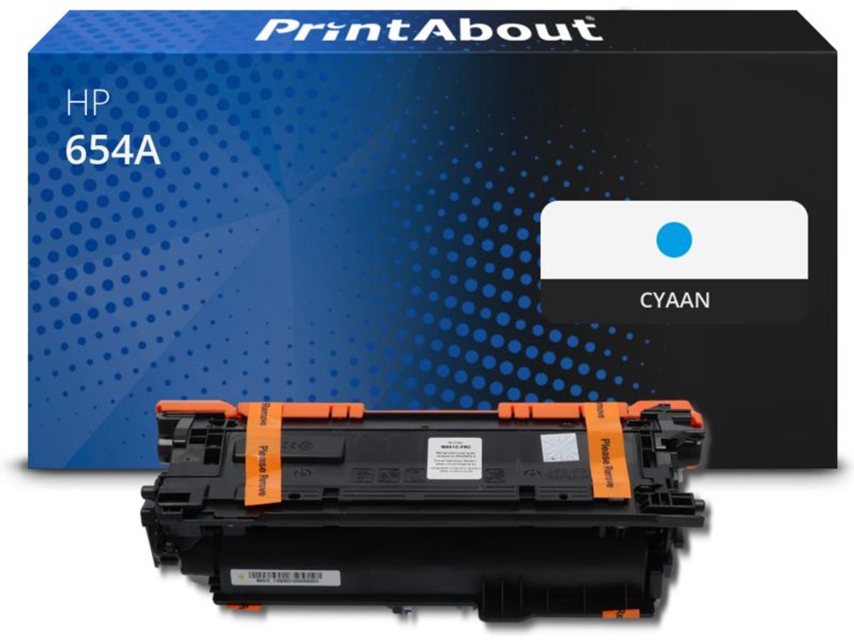 PrintAbout - Alternatief voor de HP CF331A (nr 654A) / cyaan