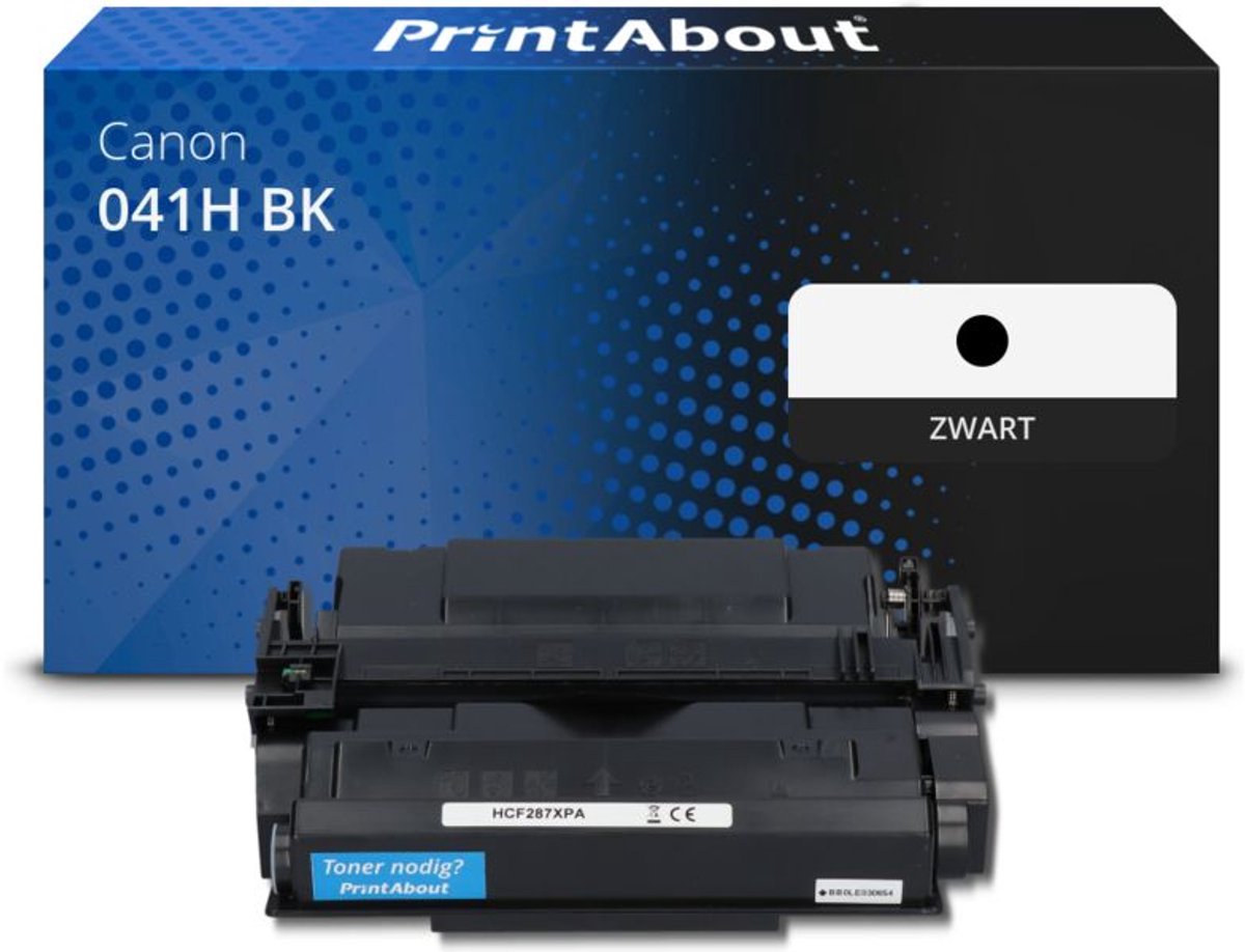 PrintAbout Huismerk Canon 041H BK Toner Zwart Hoge capaciteit