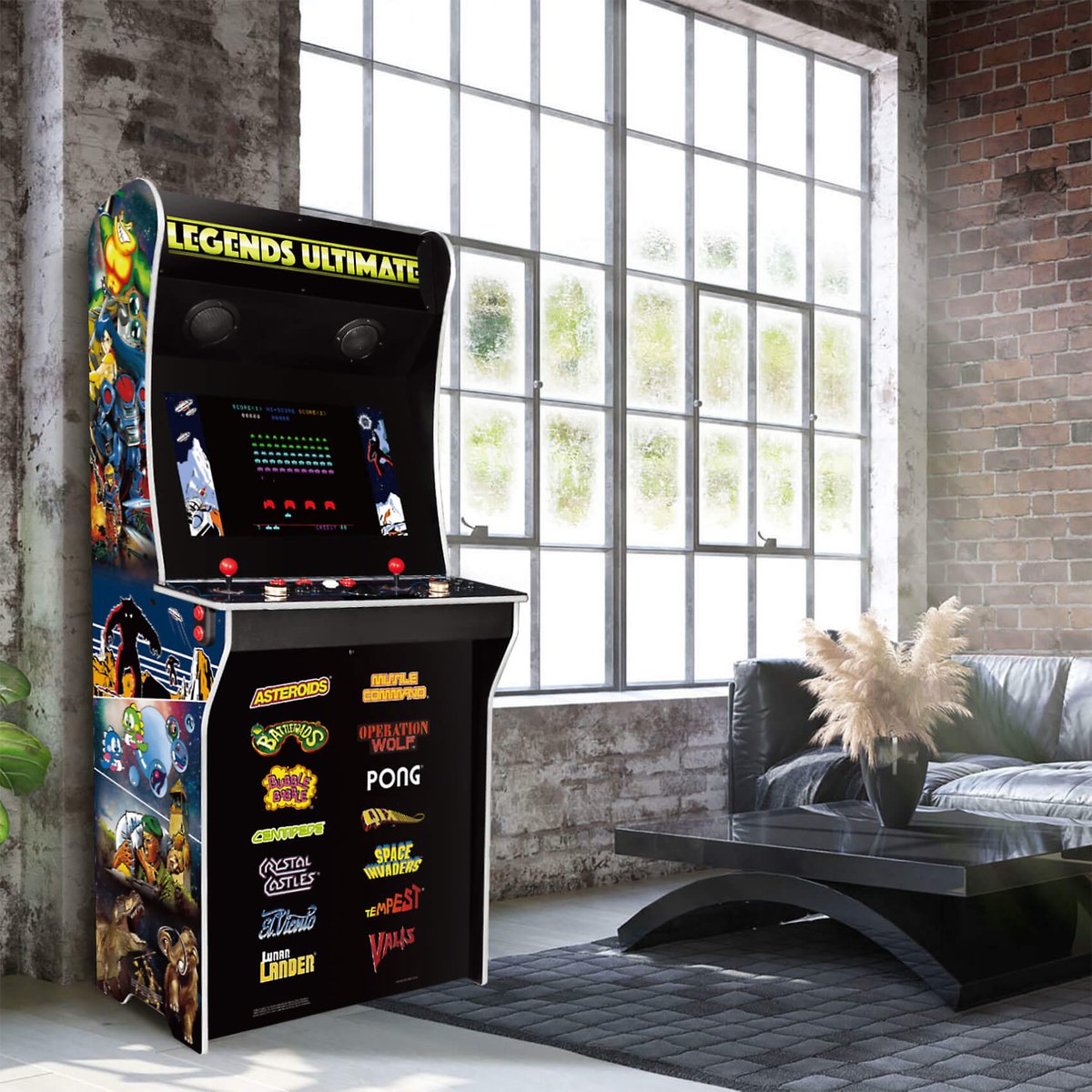 Pandora Box Arcade-console met 10.000 originele retro-games met kleurveranderende leds en geluidssysteem en ovale joysticks