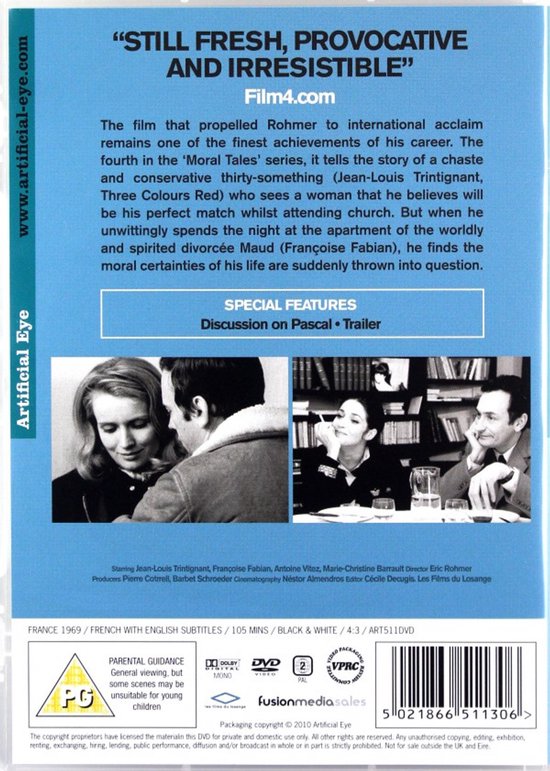 Twee scènes uit de film: een man en een vrouw kijken omlaag, en een vrouw zit aan tafel, naar een man kijkend.