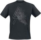 T-shirt Linkin Park Smoke Logo noir L en Katoen pour homme - Produits dérivés, Groupes, Durabilité