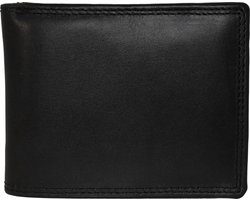 De Lederwaren Ambacht - Hoogwaardige Buffelleren Portemonnee – Zwart – Volledig Leer – RFID / Anti Skim – Portemonnee Heren