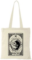 Sac en toile - Pêche astrologique Poissons - Sac en coton - Sac bandoulière femme - Sacs femme - Sacs bandoulière