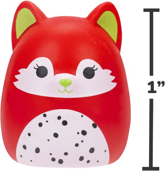 Pack 8 Squish-a-longs Mini 2,5 Cm – Série 1 – Accessoires Bague – Collection, Échange – Original Squishmallows
