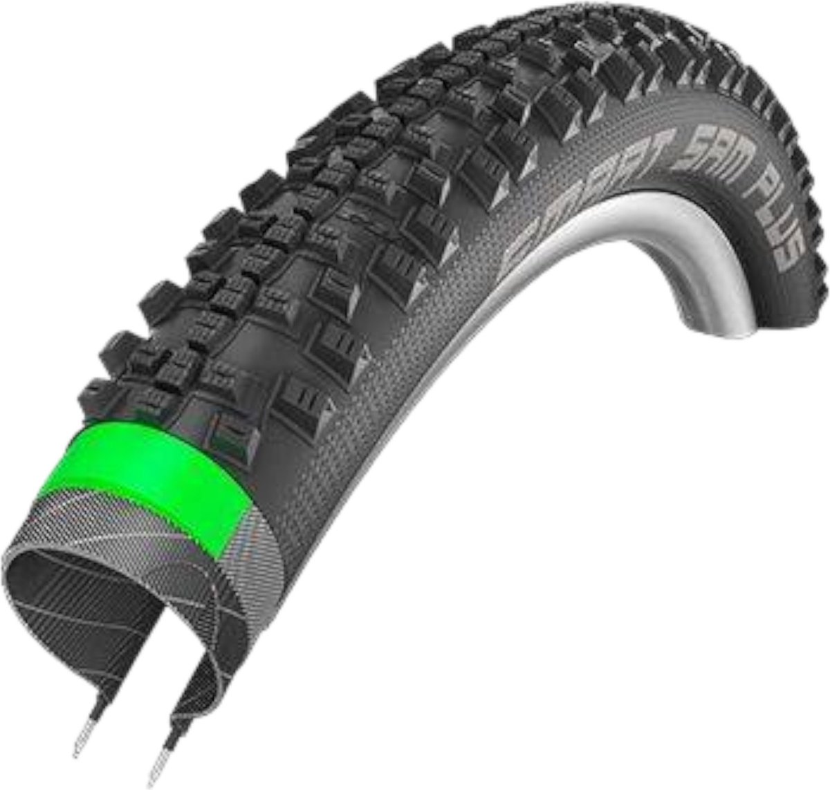 Buitenband Schwalbe Smart Sam Plus DD GreenGuard 29 x 2.25 / 57-622 mm - zwart