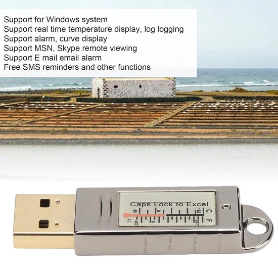 USB Thermometer Temperatur Sensor Daten Log für Computer und lager