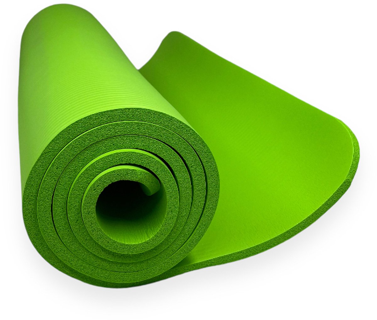 Padisport Yoga Mat Groen - Fitness Mat Extra Dik - Yoga Mat Extra Dik - Pilates Mat - Dikke Yogamat - Yoga Mat Anti Slip - Yoga Matje - Yoga Mat Dik - Sport Mat - Sport Matje Fitness