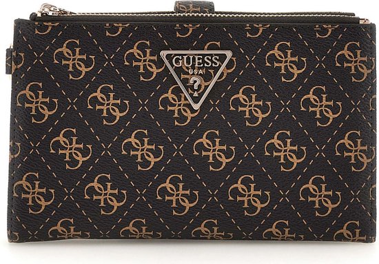 Guess LAUREL ZIP - Portemonnee - taupe
