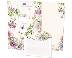 Briefpapier met enveloppen: Hibiscus, Janneke Brinkman-Salentijn