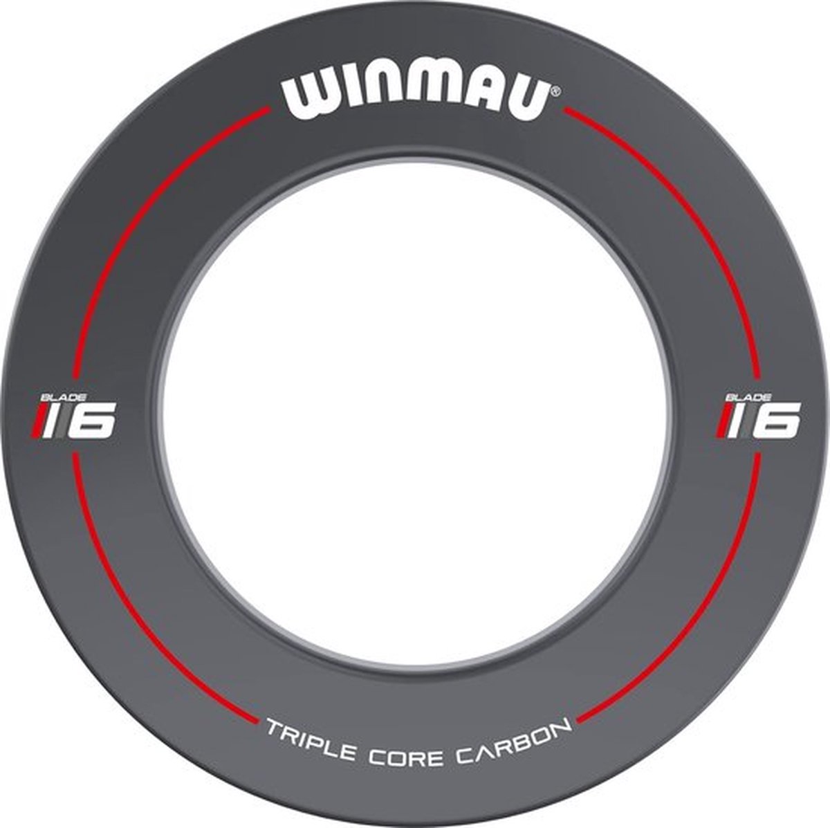 Omringen WINMAU Blade 6 Dartbord met Verlichting - Kwalitatief Dartbord